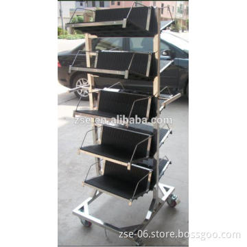 ESD pcb Storage carts,ESD PCB storage cart with hanging racks